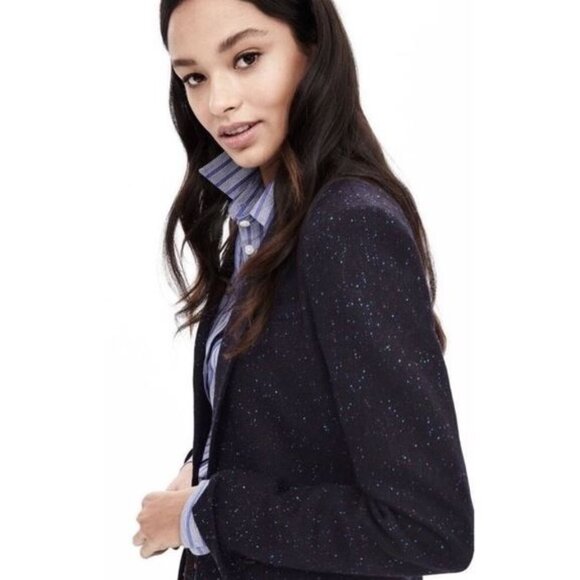 ✅ Banana Republic Hack-ing Jacket, Speckled Navy (2) - Picture 5 of 16